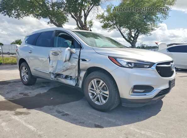 5GAERBKW5KJ182902 2019 BUICK ENCLAVE Серебряный Вид спереди