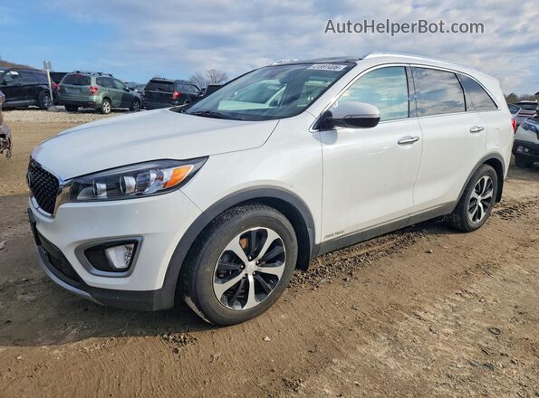 5XYPHDA51JG411086 2018 KIA SORENTO Белый Задняя левая четверть