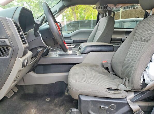 1FTEW1EP3JKC23526 2018 FORD F150 Черный Вид салона спереди