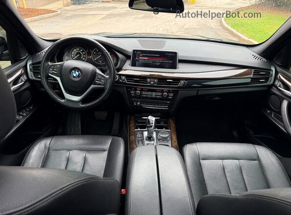 5UXKT0C30H0V97117 2017 BMW X5 Серый Вид щитка приборов
