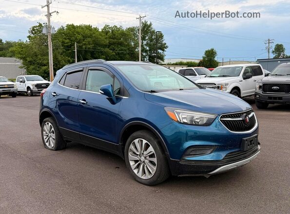 KL4CJESB2KB766934 2019 BUICK ENCORE Синий Передняя левая четверть