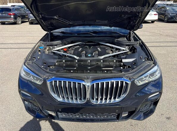 5UXJU2C51KLN64669 2019 BMW X5 Синий Вид щитка приборов