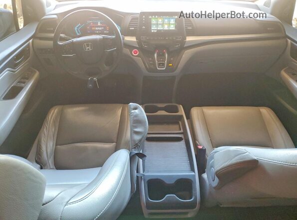 5FNRL6H7XLB055323 2020 HONDA ODYSSEY Blue Вид щитка приладів