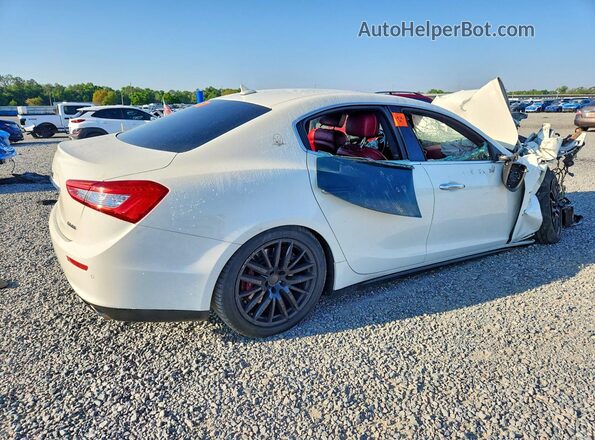 ZAM57RTL1H1224147 2017 MASERATI GHIBLI White Передня права чверть