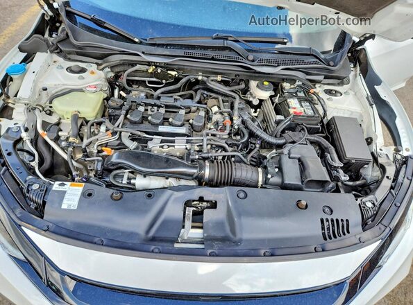 19XFC1F30KE215042 2019 HONDA CIVIC White Widok komory silnika