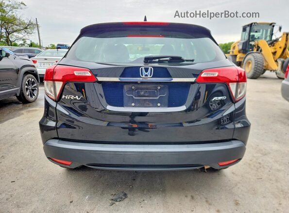 3CZRU6H35KG704295 2019 HONDA HR-V Black Widok wnętrza z przodu
