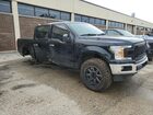 2018 Ford F150 Supercrew Черный vin: 1FTEW1EP3JKC23526 Damage: Right Rocker Panel, Severe Damage, Replacement Required