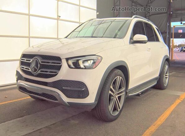 4JGFB4JB2LA111252 2020 MERCEDES-BENZ GLE White Задня права чверть