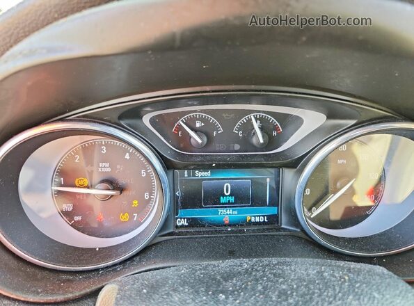 LRBFXBSA3KD009504 2019 BUICK ENVISION Черный Вид задних сидений