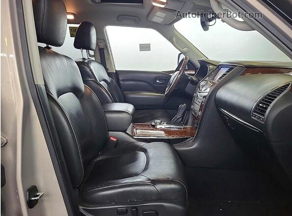 JN8AZ2NE6J9194254 2018 INFINITI QX80 Золотой Вид сзади