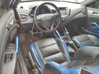 2016 Hyundai Veloster Turbo Синий vin: KMHTC6AE6GU264663