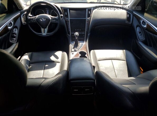 JN1EV7AR4JM440247 2018 INFINITI Q50 Black Widok zestawu wskaźników