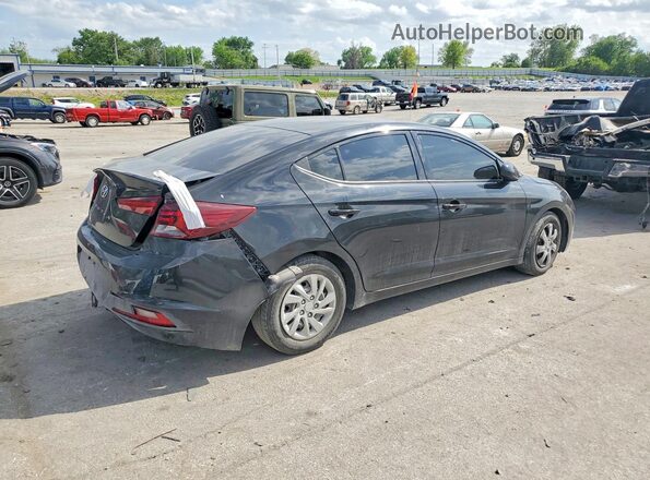 5NPD74LF3KH466497 2019 HYUNDAI ELANTRA Черный Передняя правая четверть