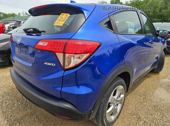 3CZRU6H3XJG729613 2018 HONDA HR-V Синий Вид спереди