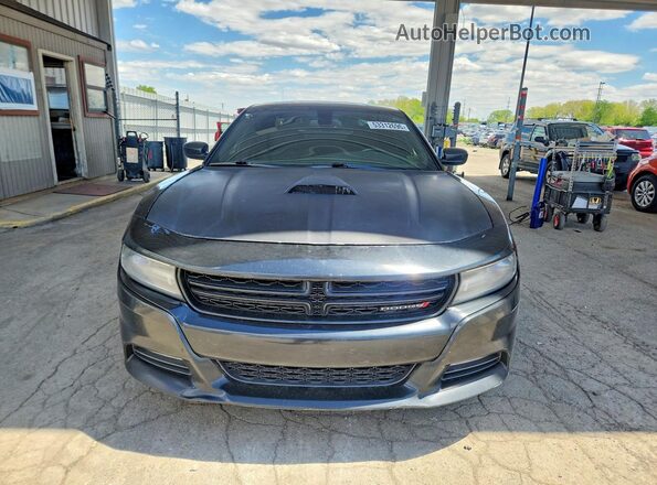 2C3CDXJGXGH181138 2016 DODGE CHARGER Черный Вид сзади