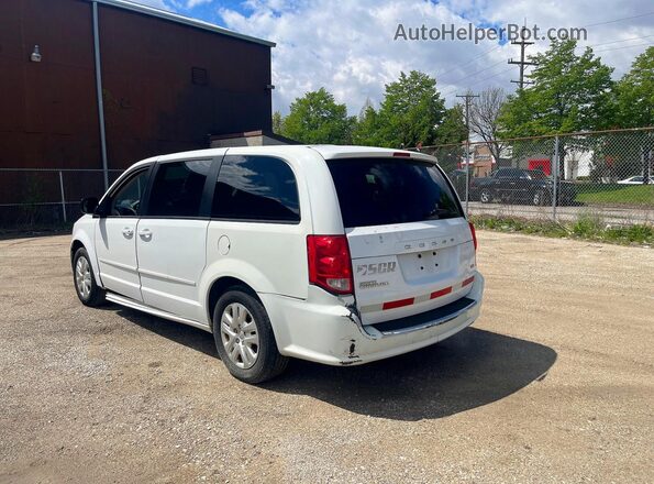 2C4RDGBG7GR367928 2016 DODGE CARAVAN Белый Задняя правая четверть