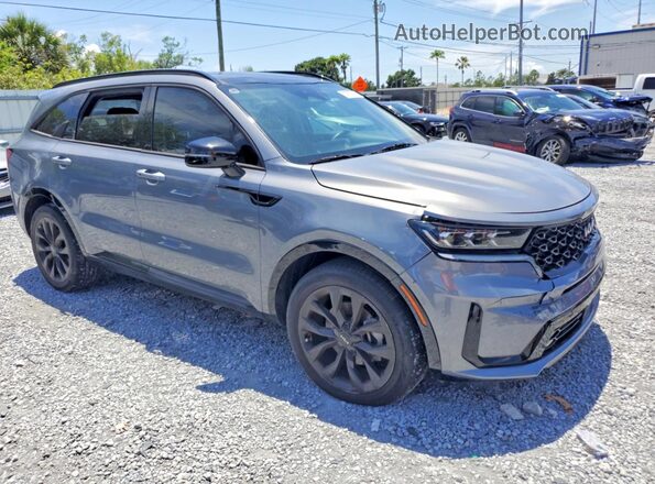 5XYRK4LFXPG191035 2023 KIA SORENTO Серый Вид спереди