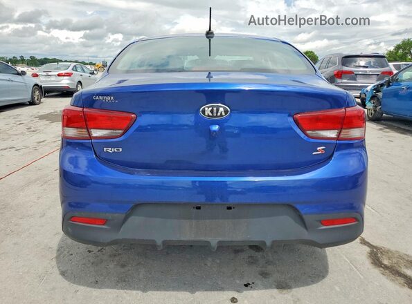 3KPA24ADXLE321921 2020 KIA RIO Синий Вид салона спереди