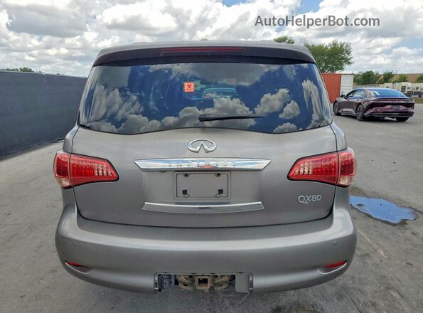 JN8AZ2NE2H9154554 2017 INFINITI QX80 Серый Вид салона спереди