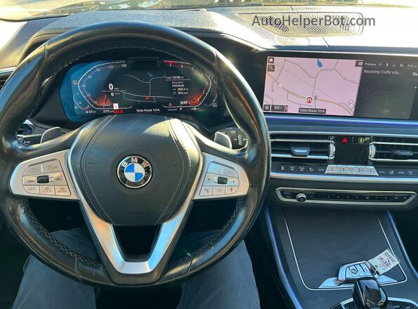5UXCW2C05L9B19506 2020 BMW X7 Black Vista del salpicadero