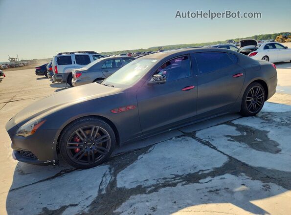 ZAM56RPL4H1226634 2017 MASERATI QUATTROPOR Gray Vista tres cuartos delantera izquierda
