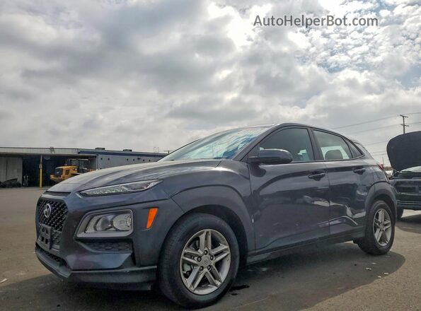 KM8K12AA1MU723214 2021 HYUNDAI KONA Черный Передняя левая четверть