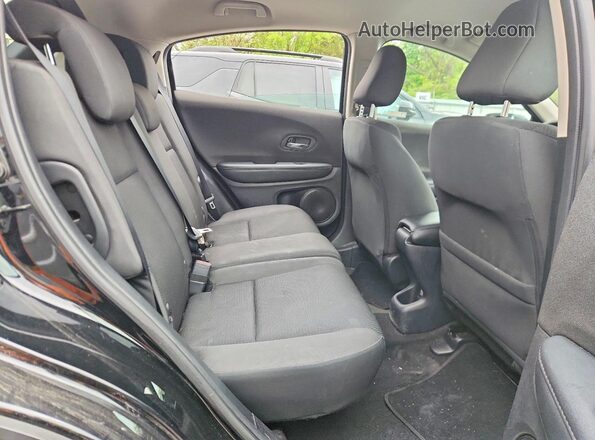 3CZRU6H35KG704295 2019 HONDA HR-V Black Widok wnętrza z tyłu