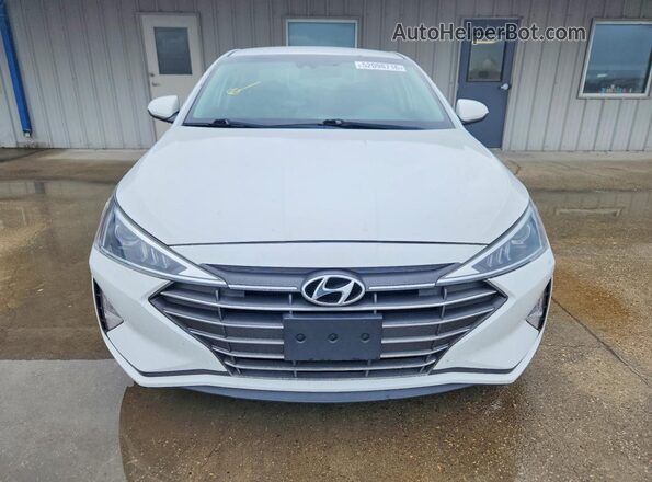 5NPD84LF5LH586235 2020 HYUNDAI ELANTRA White Вид ззаду
