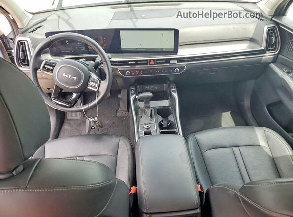 5XYRL4JCXSG329932 2025 KIA SORENTO Синий Вид щитка приборов