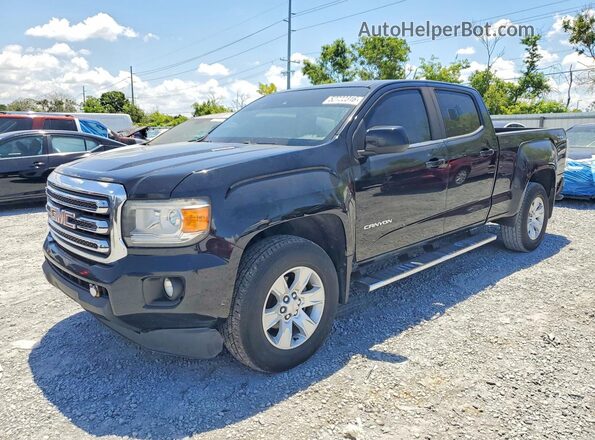 1GTP6CE16H1203402 2017 GMC CANYON Black Tył lewy