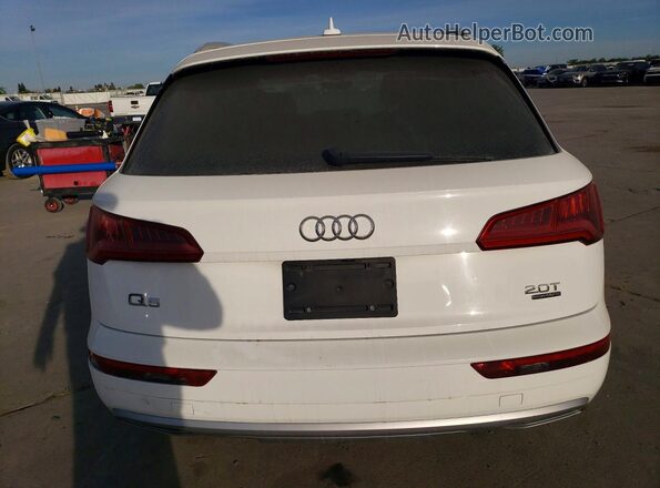 WA1ANAFY5J2150520 2018 AUDI Q5 Белый Вид салона спереди