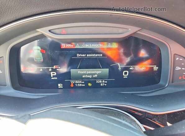 WA1AXAF72MD016963 2021 AUDI Q7 White Vista de los asientos traseros