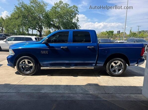 3C6RR6KG2JG249849 2018 RAM 1500 Синий Вид наклейки с VIN-кодом