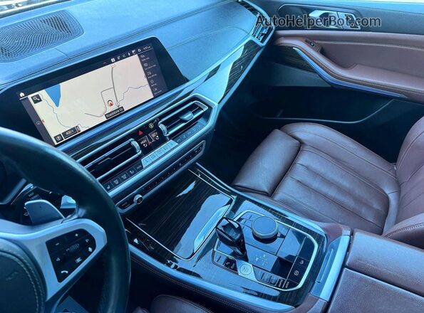 5UXJU4C07LLE45304 2020 BMW X5 Синий Вид задних сидений