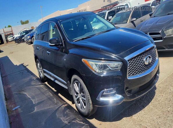 5N1DL0MN2LC526630 2020 INFINITI QX60 Черный Передняя левая четверть