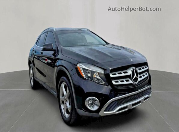 WDCTG4EB6KU007843 2019 MERCEDES-BENZ GLA Black Przód lewy