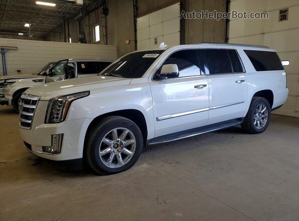 1GYS4JKJ9LR207084 2020 CADILLAC ESCALADE Белый Передняя левая четверть