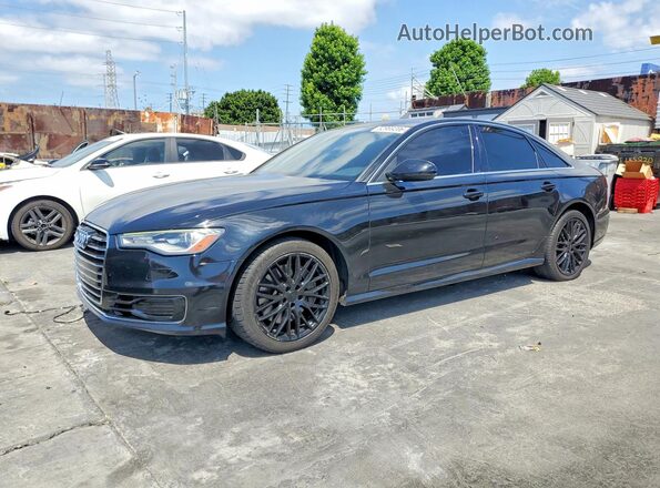WAUCFAFC0GN134200 2016 AUDI A6 Черный Передняя левая четверть