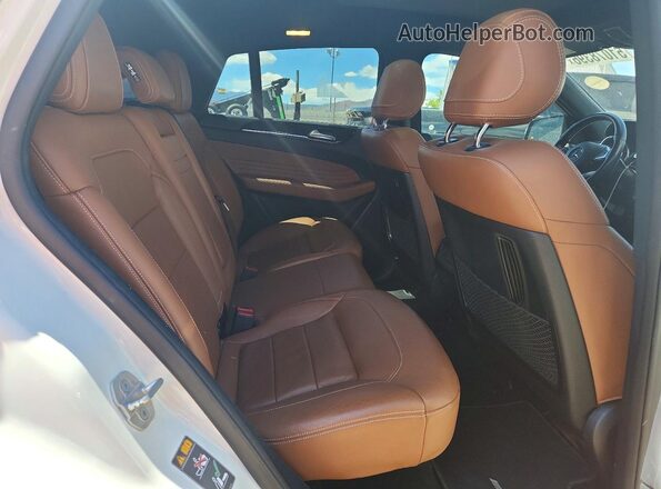 4JGED6EB4HA061697 2017 MERCEDES-BENZ GLE Белый Вид задней части салона