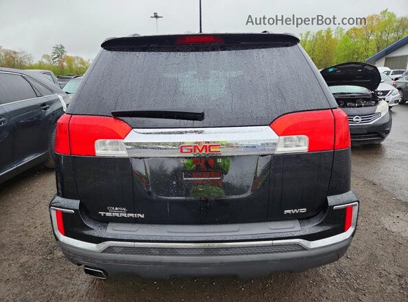 2GKFLUEK2H6328756 2017 GMC TERRAIN Черный Вид салона спереди