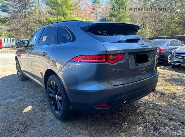 SADCK2BVXHA491148 2017 JAGUAR F-PACE Серый Передняя правая четверть