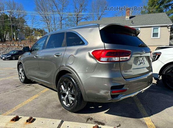 5XYPKDA5XGG104168 2016 KIA SORENTO Серый Задняя правая четверть
