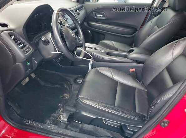 3CZRU6H79HM701431 2017 HONDA HR-V Red Vista del salpicadero