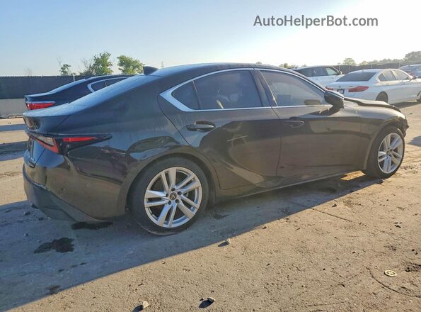 JTHAA1D22M5111935 2021 LEXUS IS Черный Передняя правая четверть