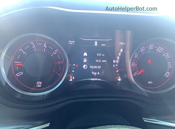 2C3CDZBT1HH639514 2017 DODGE CHALLENGER Желтый Вид щитка приборов