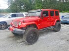 2016 Jeep Wrangler Unlimited Sahara Красный vin: 1C4BJWEGXGL115678