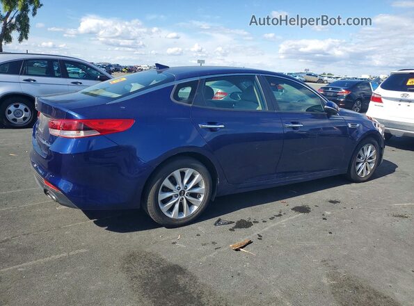 5XXGT4L35GG003018 2016 KIA OPTIMA Синий Передняя правая четверть