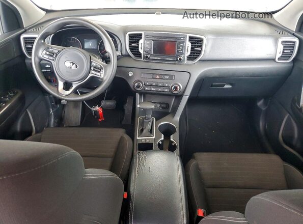 KNDPM3AC2J7345889 2018 KIA SPORTAGE Black Widok zestawu wskaźników