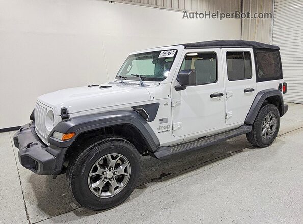 1C4HJXDG1LW238408 2020 JEEP WRANGLER White Przód lewy