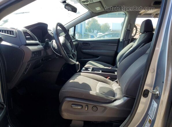 5FNRL6H50KB065341 2019 HONDA ODYSSEY Gray წინა სალონის ხედი